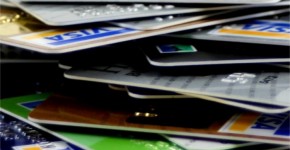 credit cards in a pile